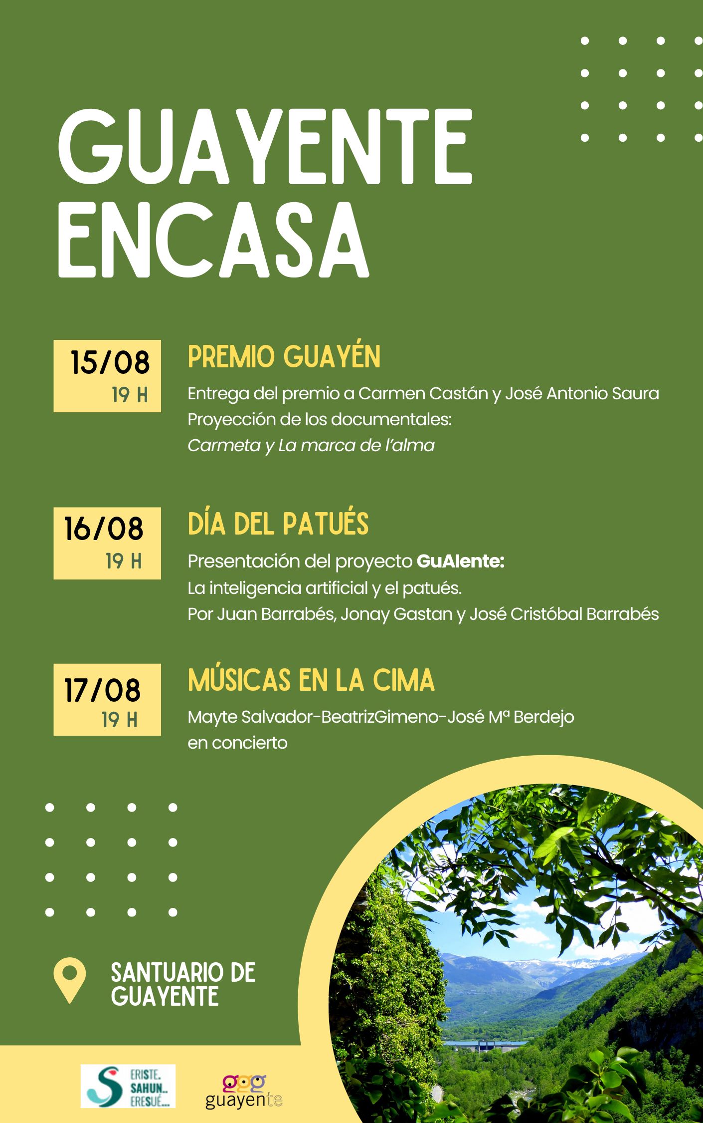 GUAYENTE ENCASA 2025 (15-16 y 17 de agosto)